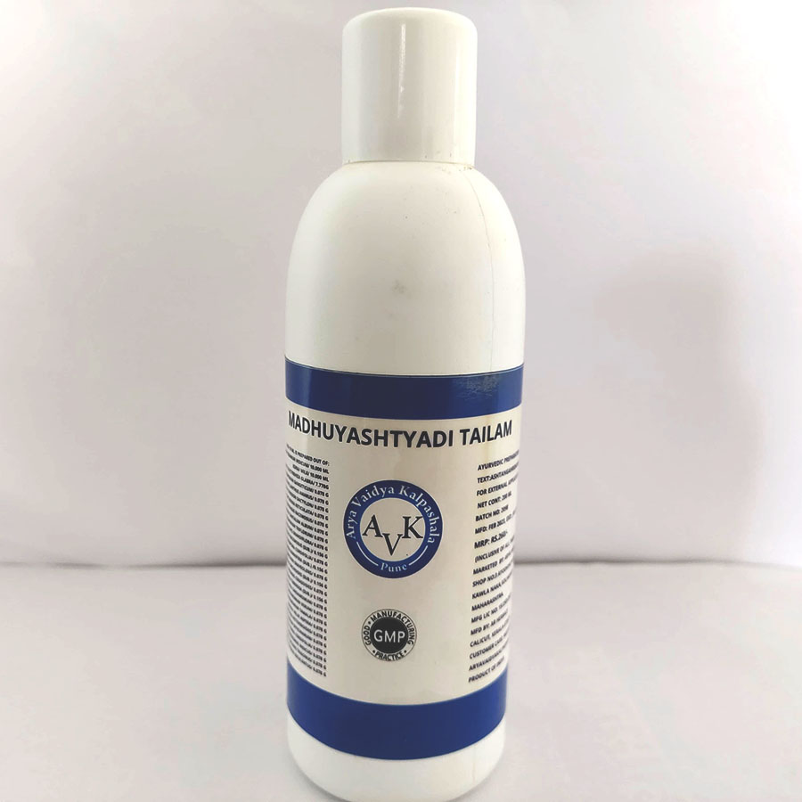 Madhuyashtyadi Thailam Ayurvedic oil